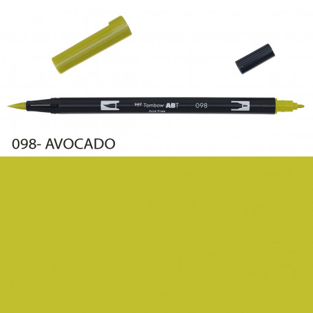 rotulador-abt-dual-brush-tombow-gama-verdes-y-azules-goya-098-avocado