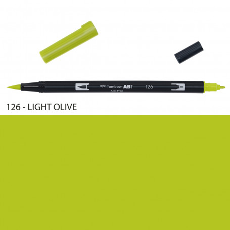 rotulador-abt-dual-brush-tombow-gama-verdes-y-azules-goya-126-light-olive