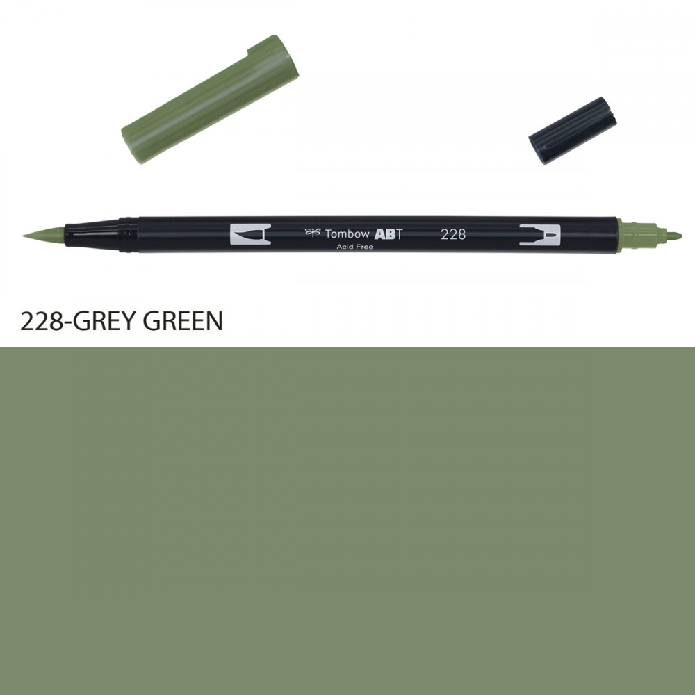 Rotulador dual brush ABT - Verde - 296 - Tombow