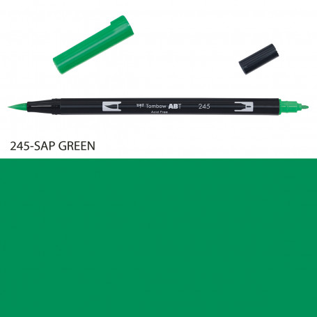rotulador-abt-dual-brush-tombow-gama-verdes-y-azules-goya-245-sap-green