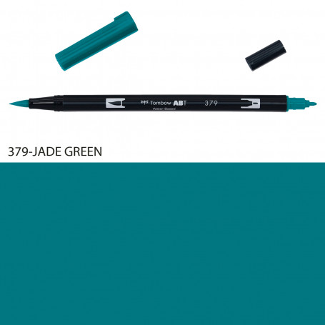 rotulador-abt-dual-brush-tombow-gama-verdes-y-azules-goya-379-jade-green