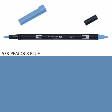 rotulador-abt-dual-brush-tombow-gama-verdes-y-azules-goya-533-peacock-blue