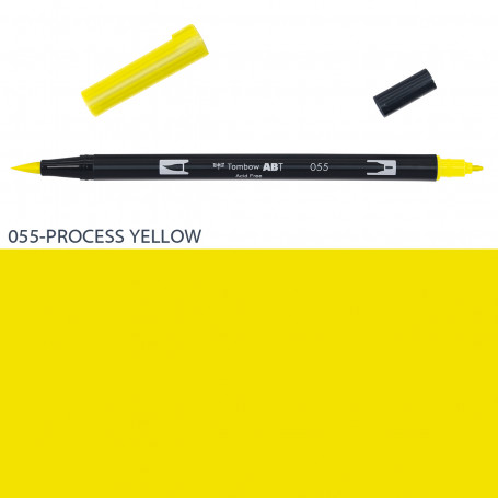 rotulador-abt-dual-brush-tombow-gama-ocres-amarillos-naranjas-y-rojos-goya-055-process-yellow