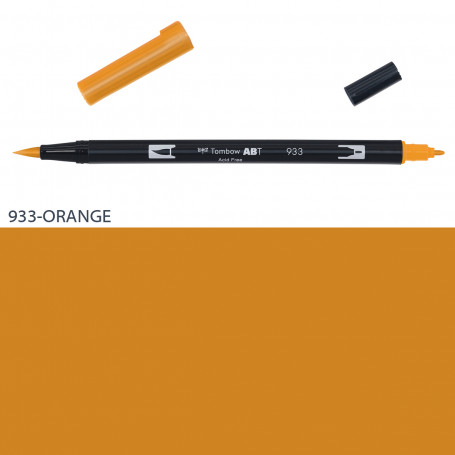 rotulador-abt-dual-brush-tombow-gama-ocres-amarillos-naranjas-y-rojos-goya-933-orange