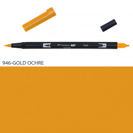 rotulador-abt-dual-brush-tombow-gama-ocres-amarillos-naranjas-y-rojos-goya-946-gold-ochre