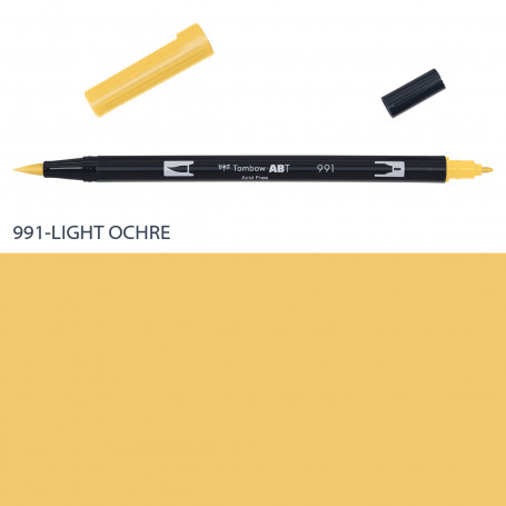 rotulador-abt-dual-brush-tombow-gama-ocres-amarillos-naranjas-y-rojos-goya-991-light-ochre