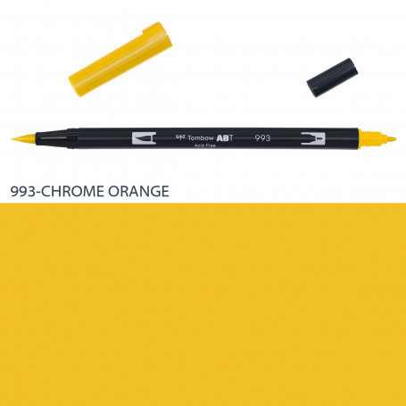rotulador-abt-dual-brush-tombow-gama-ocres-amarillos-naranjas-y-rojos-goya-993-chrome-orange