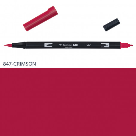 rotulador-abt-dual-brush-tombow-gama-ocres-amarillos-naranjas-y-rojos-goya-847-crimson