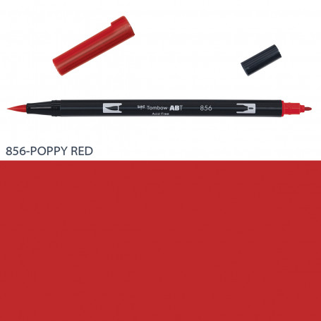 rotulador-abt-dual-brush-tombow-gama-ocres-amarillos-naranjas-y-rojos-goya-856-poppy-red