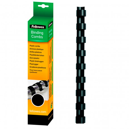 Pack de 100 canutillos 6 mm Color Negro