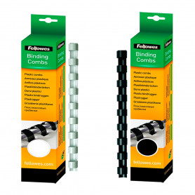 Canutillos de Plástico de 16 mm 100 uds Fellowes