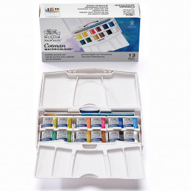 Caja 12 Medias Pastillas Acuarela Cotman Winsor & Newton