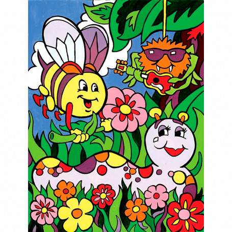 pintar-por-números-proyectos-sencillos-goya-mfp14-insectos-de-verano