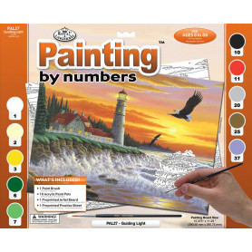 Pintar por Números Luz de Guía