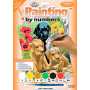Pintar por Números Cachorros Labrador