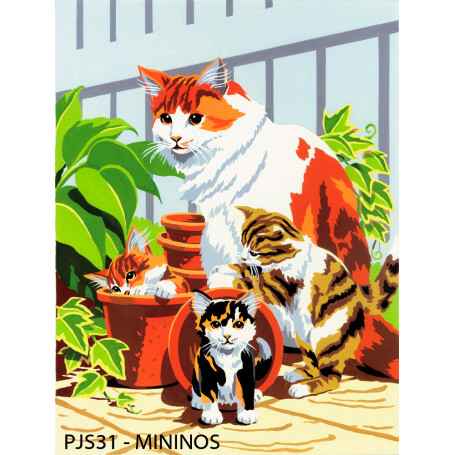 pintar-por-numeros-mininos-goya