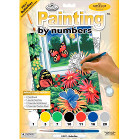 Pintar por Números Mariposas