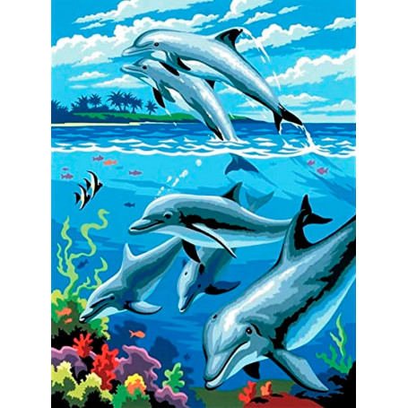 pintar-por-numeros-delfines-goya