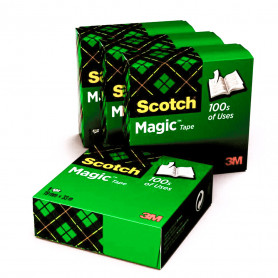 Adhesivo Scotch Magic Pack 4 Rollos