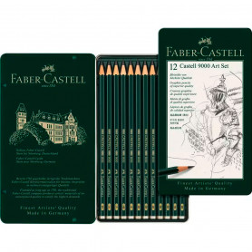 Set Lápices Faber-Castell 8b a 2h