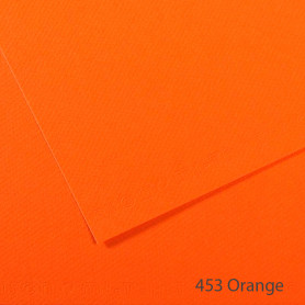 Lámina Mi-Teintes Canson 453 Orange 50 x 65 cm