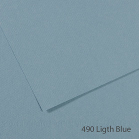 Lámina Mi-Teintes Canson 490 Ligth Blue 50 x 65 cm