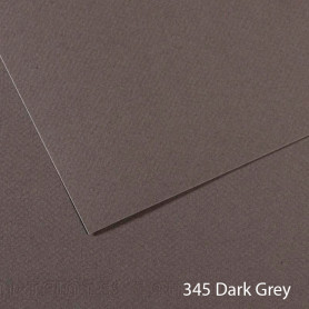 Lámina Mi-Teintes Canson 345 Dark Grey 50 x 65 cm