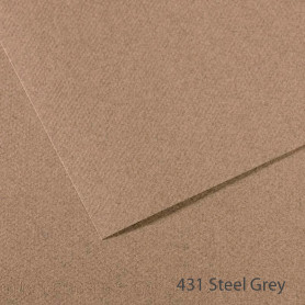 Lámina Mi-Teintes Canson 431 Steel Grey 50 x 65 cm