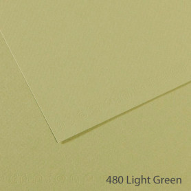 Lámina Mi-Teintes Canson 480 Light Green 50 x 65 cm