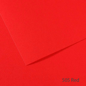 Lámina Mi-Teintes Canson 505 Red 50 x 65 cm