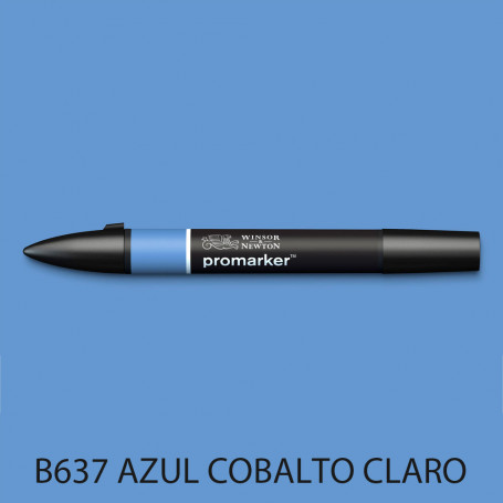 Promarker W&N B637 Azul Cobalto Claro