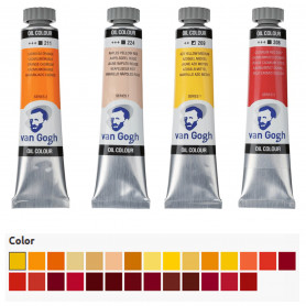 Óleo Van Gogh 20 ml Amarillos, Rojos y Malvas