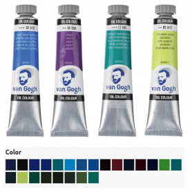 Óleo Van Gogh 20 ml Azules y Verdes