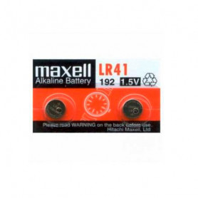 Pila Botón Maxell LR41 1.5V Pack 2 uds