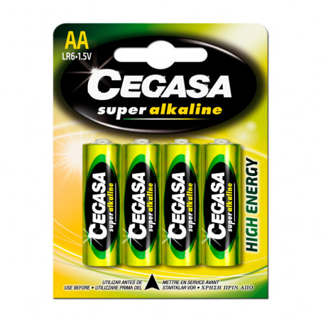 Pila Cegasa LR6 1.5V AA Pack 4 uds