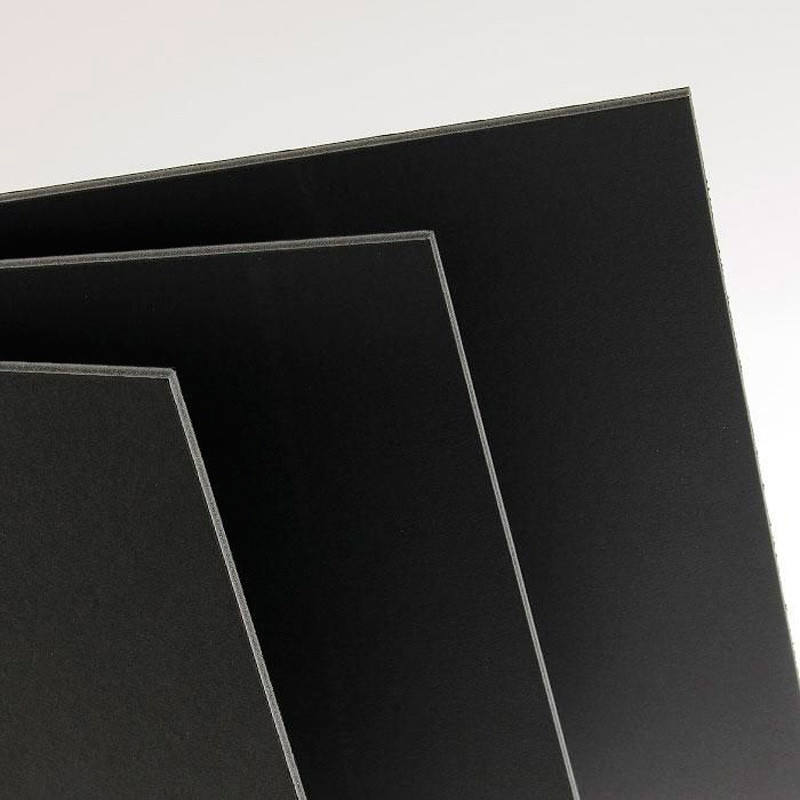 Plancha Cartón Pluma Dominó Negro 5 mm Din A4 - Maquetación - Goya Virtual