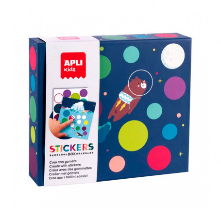 Stickers Caja Temática Apli Kids Viaje a la Luna