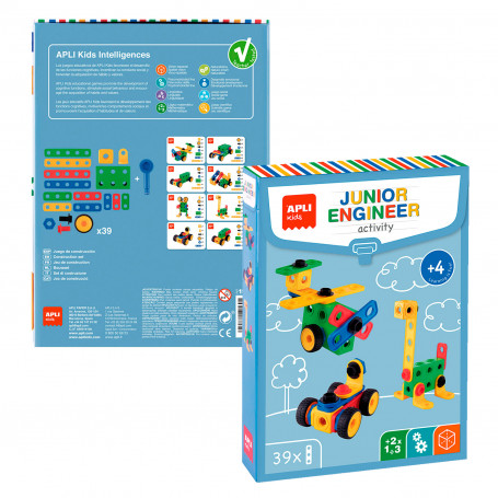 Juego de Construcción Apli Kids Pequeño Ingeniero 39 Piezas