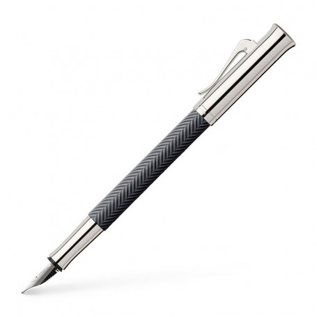 Estilográfica Graf Von Faber-Castell Guilloche Ciselé trazo M