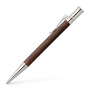 Bolígrafo Grenadille Acabado Platino Graf Von Faber Castell