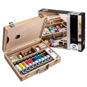 Caja Óleo Básica Madera Van Gogh