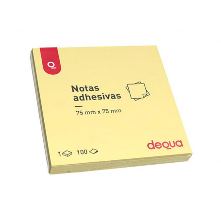 Bloc Notas autoadhesivas Dequa 75 x 75 mm