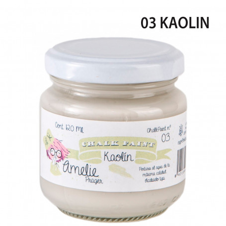 Chalk Paint Amelie Prager 120 cc Nº 03-Kaolin