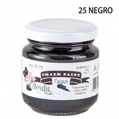 Chalk Paint Amelie Prager 120 cc Nº 25-Negro 