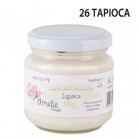 Chalk Paint Amelie Prager 120 cc Nº 26-Tapioca 