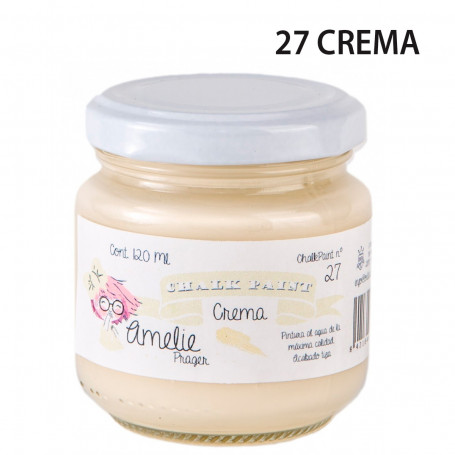 Chalk Paint Amelie Prager 120 cc Nº 27-Crema 