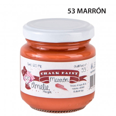 Chalk Paint Amelie Prager 120 cc Nº 53-Marrón 