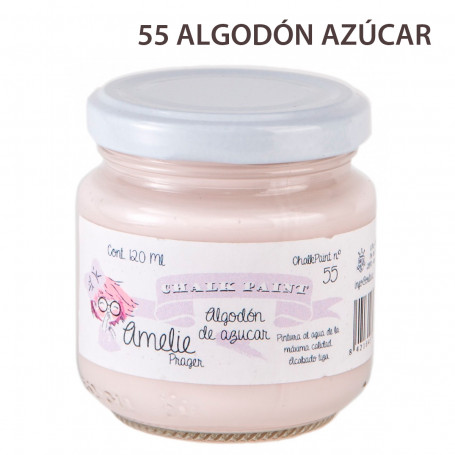  Chalk Paint Amelie Prager 120 cc Nº 55-Algodón Azúcar