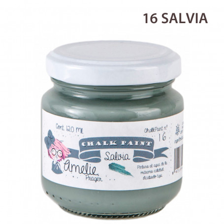 Chalk Paint Amelie Prager 120 cc Nº 16-Salvia