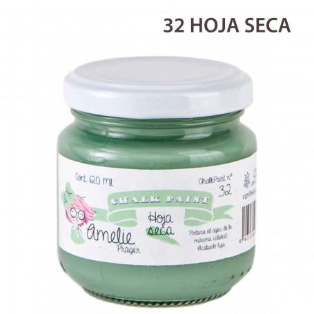 Chalk Paint Amelie Prager 120 cc Nº 32-Hoja Seca